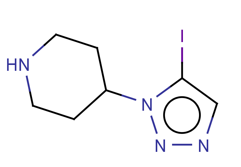 4-(5-iodo-1H-1,2,3-triazol-1-yl)piperidine