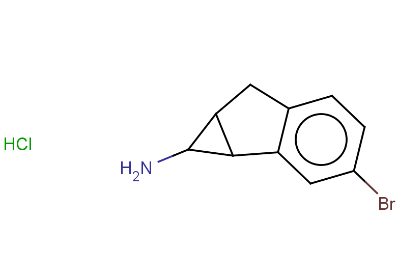 3-bromo-1H,1aH,6H,6aH-cyclopropa[a]inden-1-amine hydrochloride