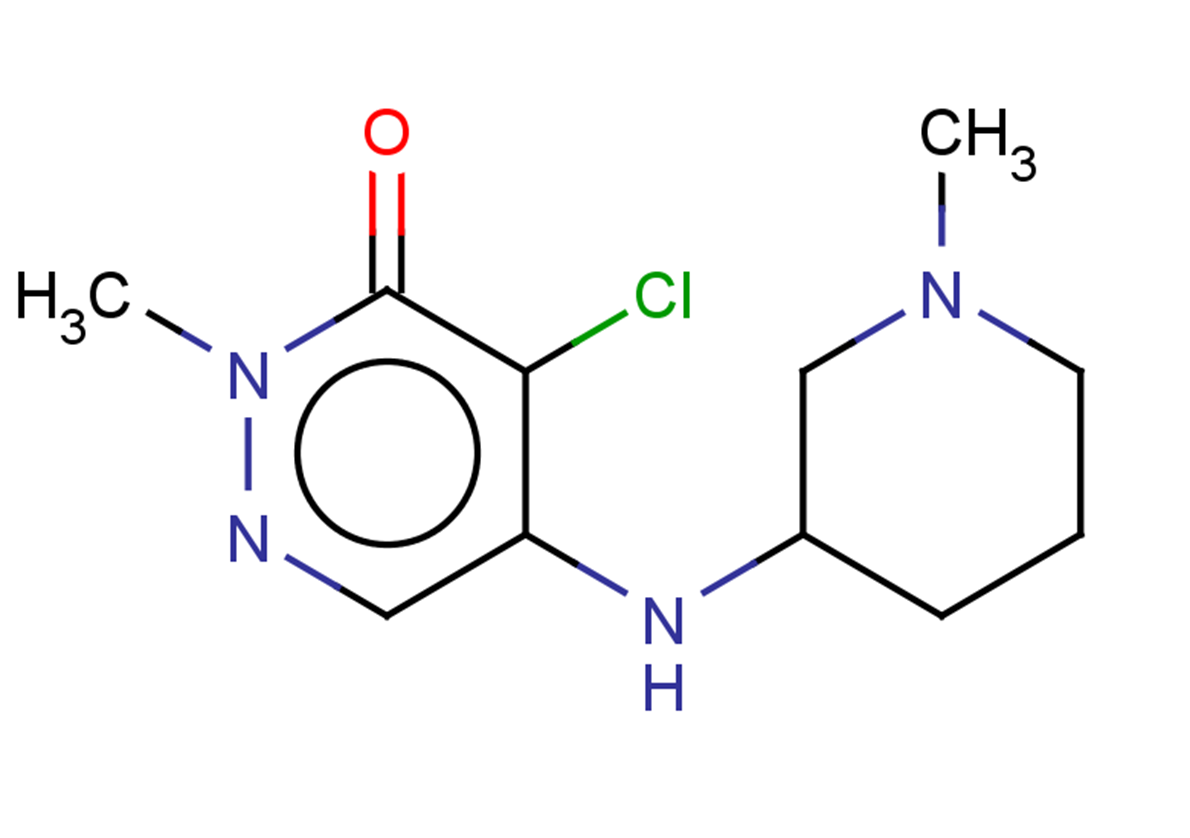 4-chloro-2-methyl-5-((1-methylpiperidin-3-yl)amino)pyridazin-3(2H)-one