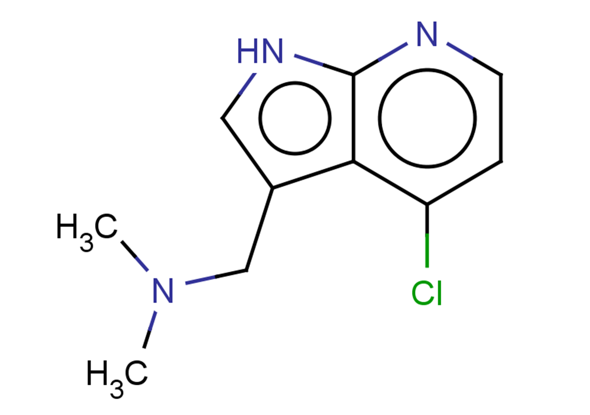({4-chloro-1H-pyrrolo[2,3-b]pyridin-3-yl}methyl)dimethylamine