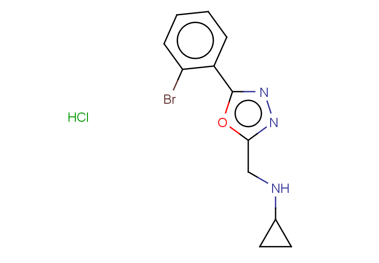 N-{[5-(2-bromophenyl)-1,3,4-oxadiazol-2-yl]methyl}cyclopropanamine hydrochloride