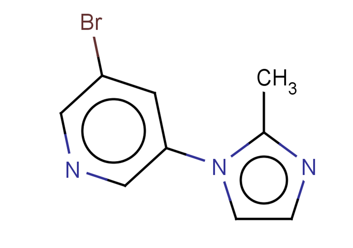 3-bromo-5-(2-methyl-1H-imidazol-1-yl)pyridine