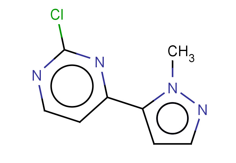 2-chloro-4-(1-methyl-1H-pyrazol-5-yl)pyrimidine