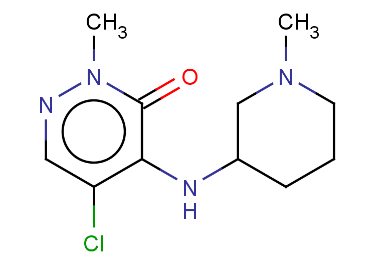 5-chloro-2-methyl-4-[(1-methylpiperidin-3-yl)amino]-2,3-dihydropyridazin-3-one