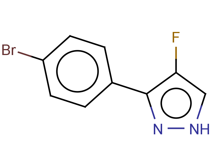 3-(4-bromophenyl)-4-fluoro-1H-pyrazole