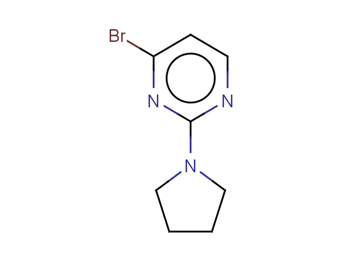4-BROMO-2-(PYRROLIDIN-1-YL)PYRIMIDINE