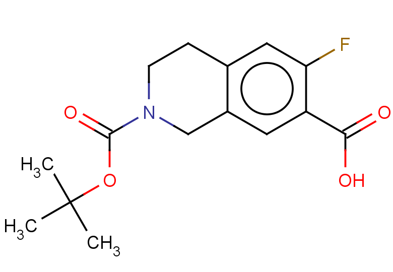 2-[(tert-butoxy)carbonyl]-6-fluoro-1,2,3,4-tetrahydroisoquinoline-7-carboxylic acid