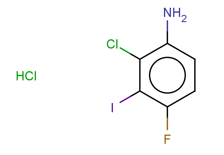 2-chloro-4-fluoro-3-iodoaniline hydrochloride