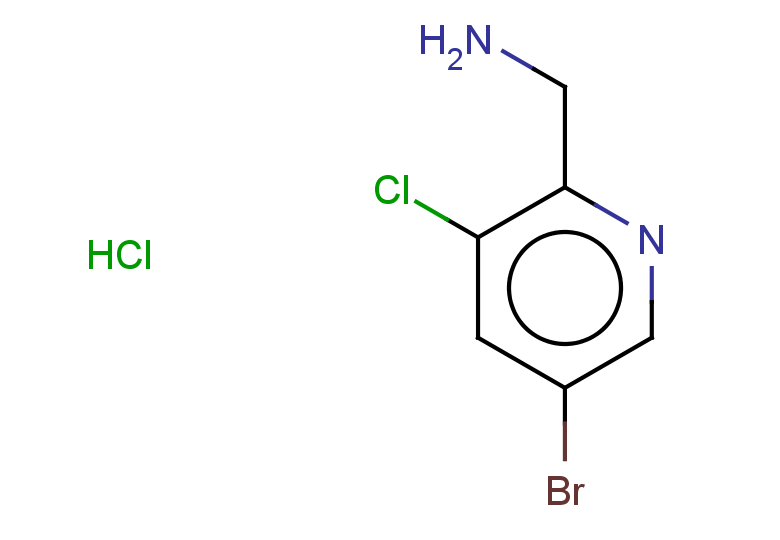 (5-bromo-3-chloropyridin-2-yl)methanamine hydrochloride