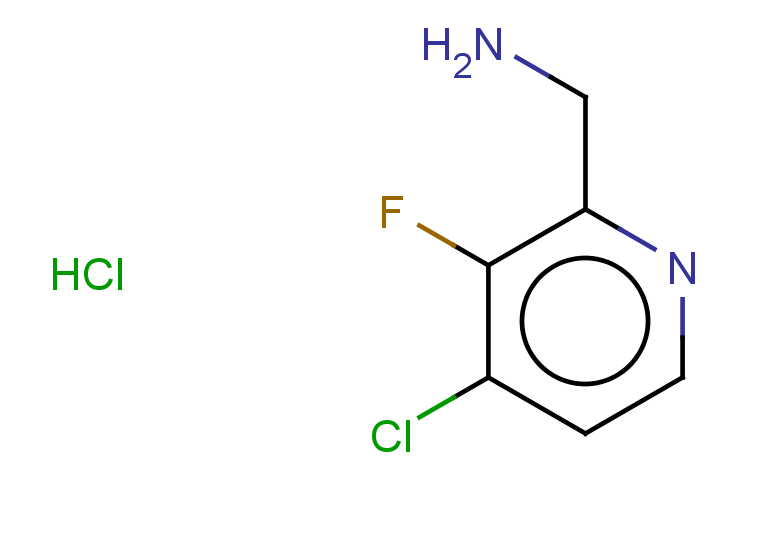 (4-chloro-3-fluoropyridin-2-yl)methanamine hydrochloride