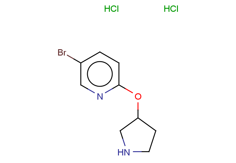 5-bromo-2-(pyrrolidin-3-yloxy)pyridine dihydrochloride