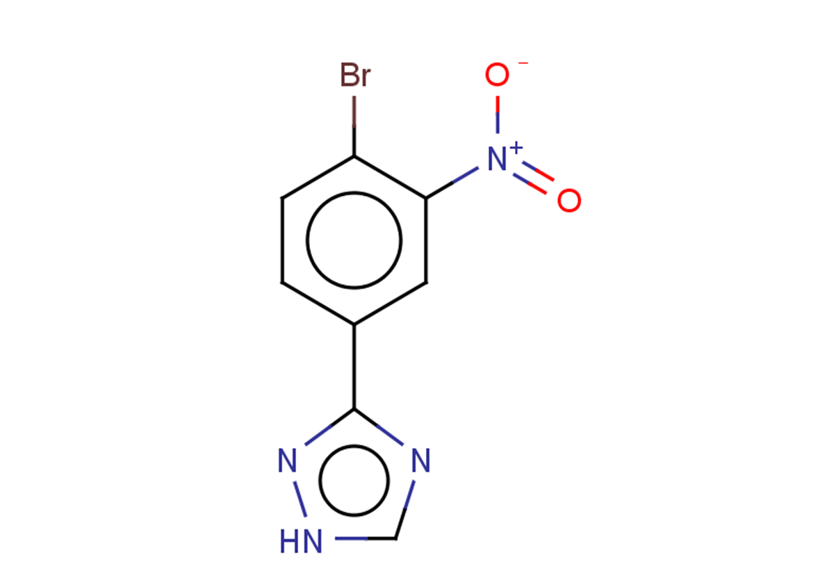 3-(4-bromo-3-nitrophenyl)-1H-1,2,4-triazole