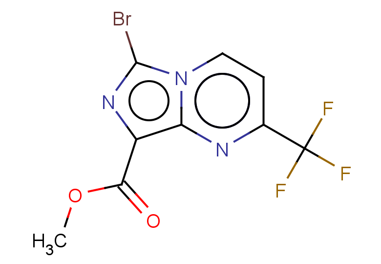 methyl 6-bromo-2-(trifluoromethyl)imidazo[1,5-a]pyrimidine-8-carboxylate
