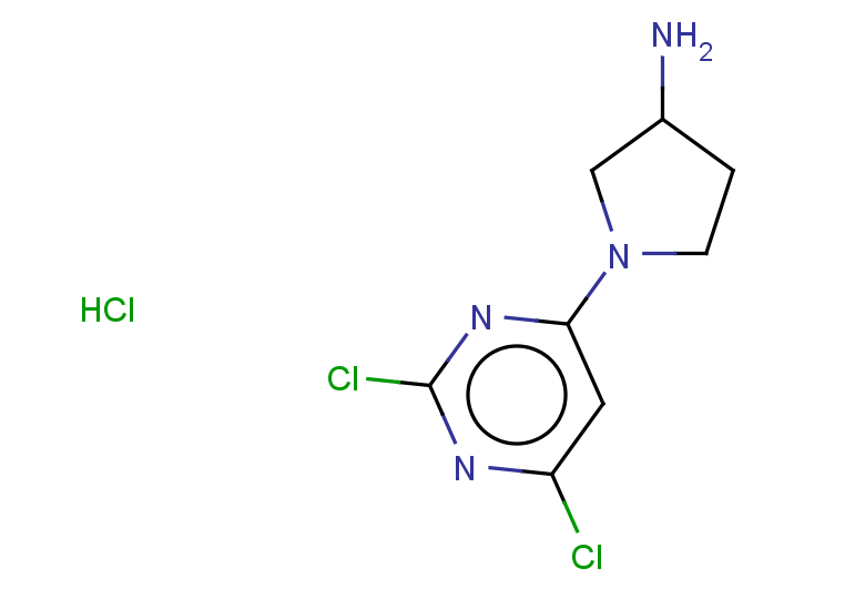 1-(2,6-dichloropyrimidin-4-yl)pyrrolidin-3-amine hydrochloride