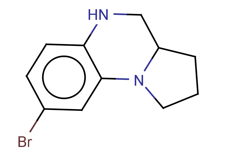 8-bromo-1,2,3,3a,4,5-hexahydropyrrolo[1,2-a]quinoxaline