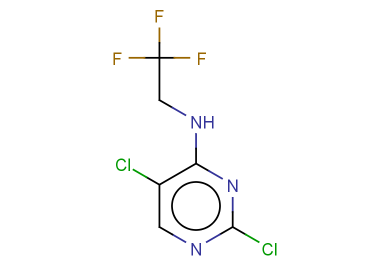 2,5-dichloro-N-(2,2,2-trifluoroethyl)pyrimidin-4-amine