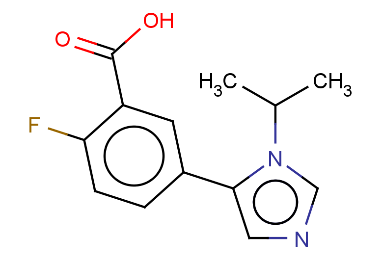 2-fluoro-5-[1-(propan-2-yl)-1H-imidazol-5-yl]benzoic acid