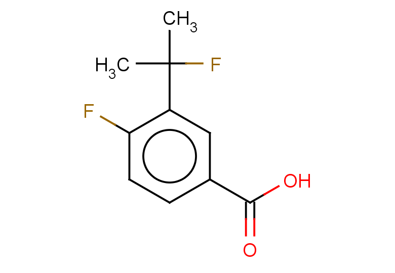 4-fluoro-3-(2-fluoropropan-2-yl)benzoic acid