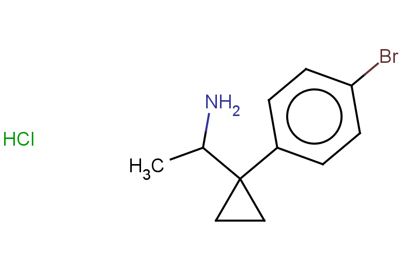 1-[1-(4-bromophenyl)cyclopropyl]ethan-1-amine hydrochloride