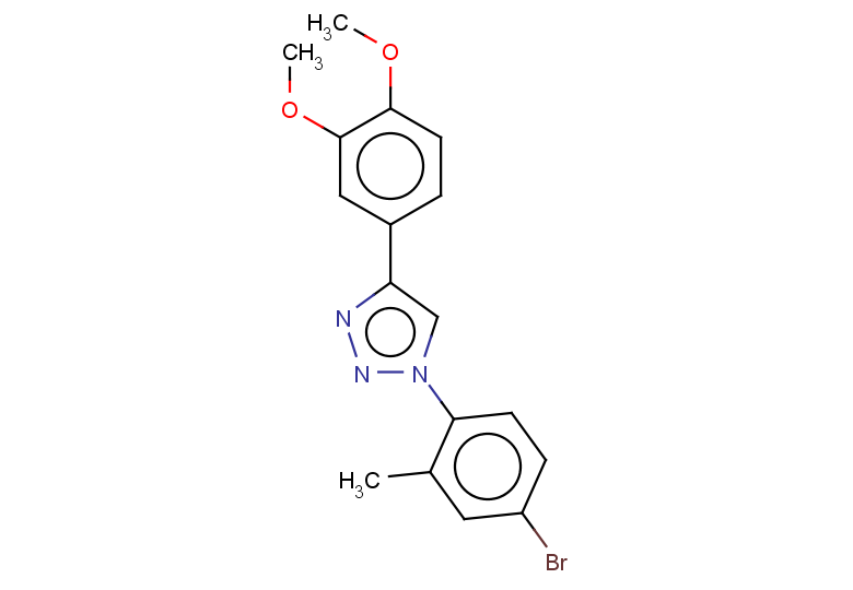 1-(4-bromo-2-methylphenyl)-4-(3,4-dimethoxyphenyl)-1H-1,2,3-triazole