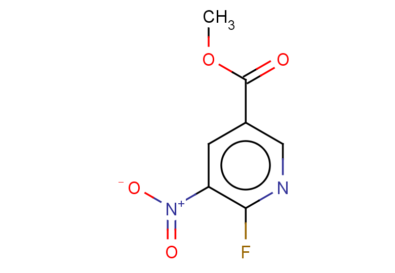 methyl 6-fluoro-5-nitropyridine-3-carboxylate