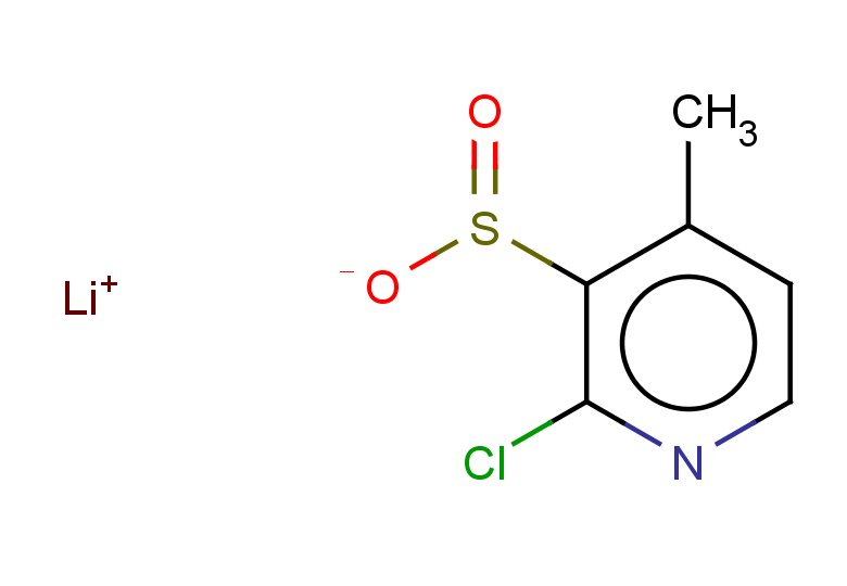 lithium(1+) ion 2-chloro-4-methylpyridine-3-sulfinate