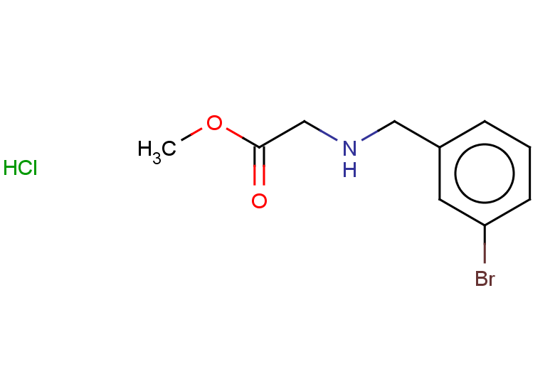 methyl 2-{[(3-bromophenyl)methyl]amino}acetate hydrochloride