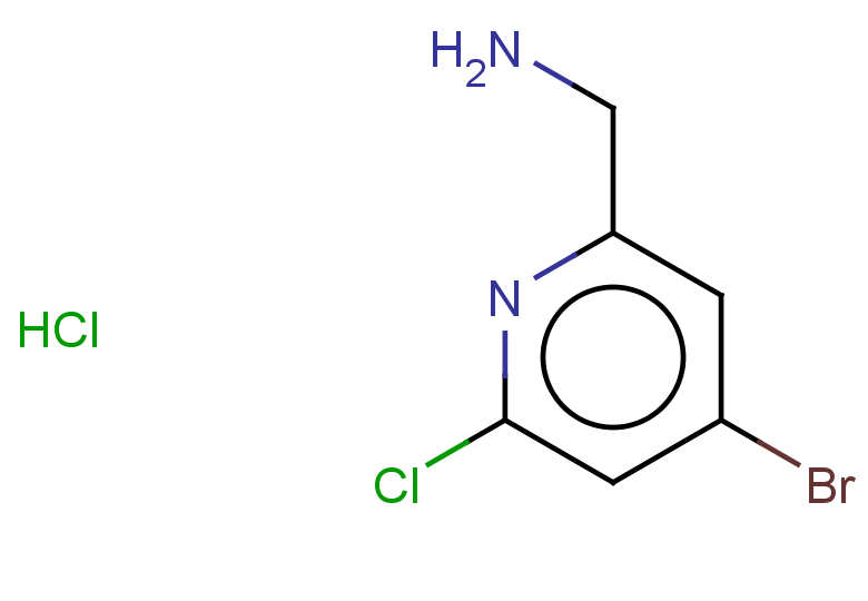 (4-bromo-6-chloropyridin-2-yl)methanamine hydrochloride