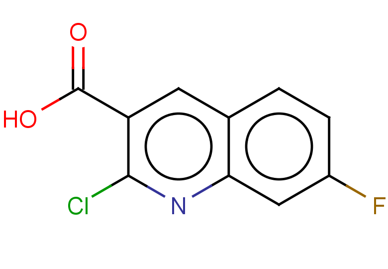 2-chloro-7-fluoroquinoline-3-carboxylic acid