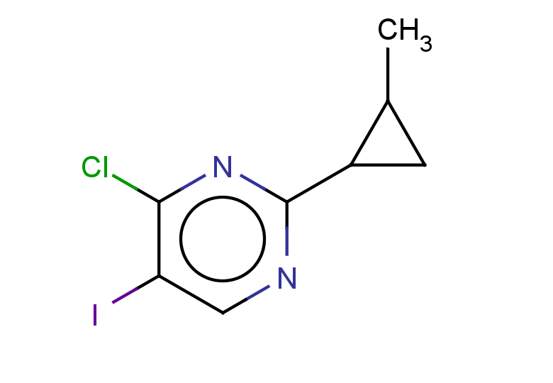 4-chloro-5-iodo-2-(2-methylcyclopropyl)pyrimidine, Mixture of diastereomers