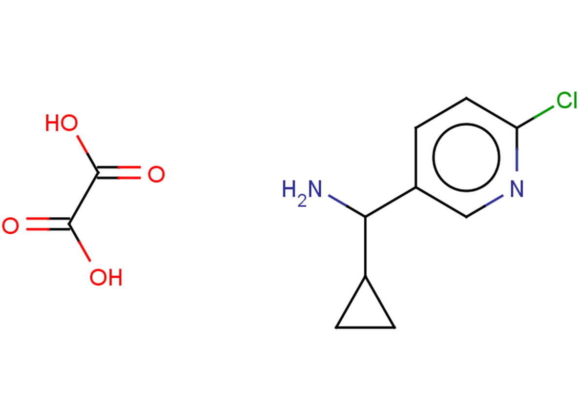(6-chloropyridin-3-yl)(cyclopropyl)methanamine, oxalic acid