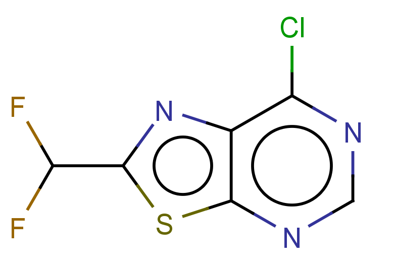 7-chloro-2-(difluoromethyl)-[1,3]thiazolo[5,4-d]pyrimidine