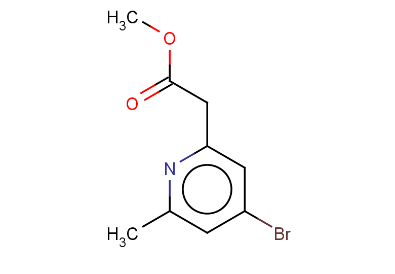 methyl 2-(4-bromo-6-methylpyridin-2-yl)acetate