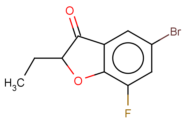 5-bromo-2-ethyl-7-fluoro-2,3-dihydro-1-benzofuran-3-one