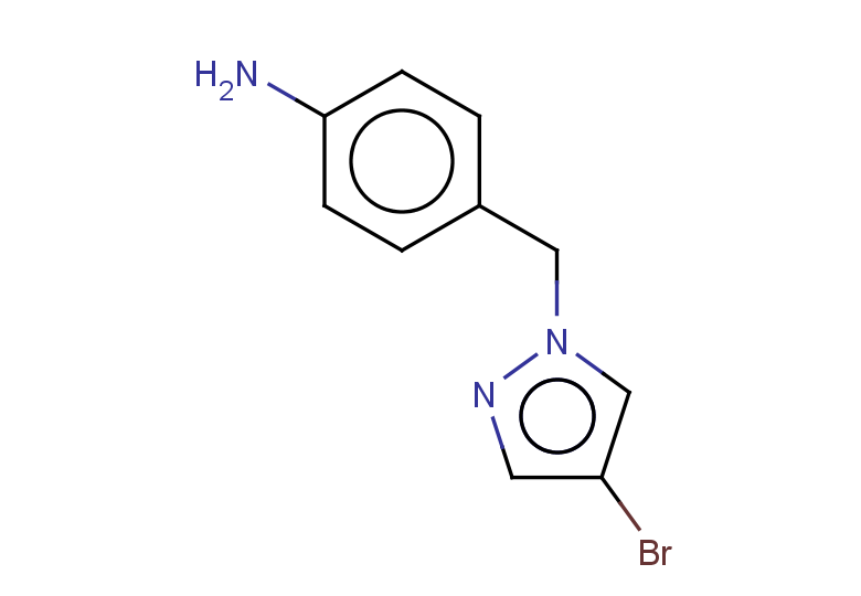 4-[(4-bromo-1H-pyrazol-1-yl)methyl]aniline