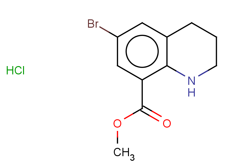 methyl 6-bromo-1,2,3,4-tetrahydroquinoline-8-carboxylate hydrochloride