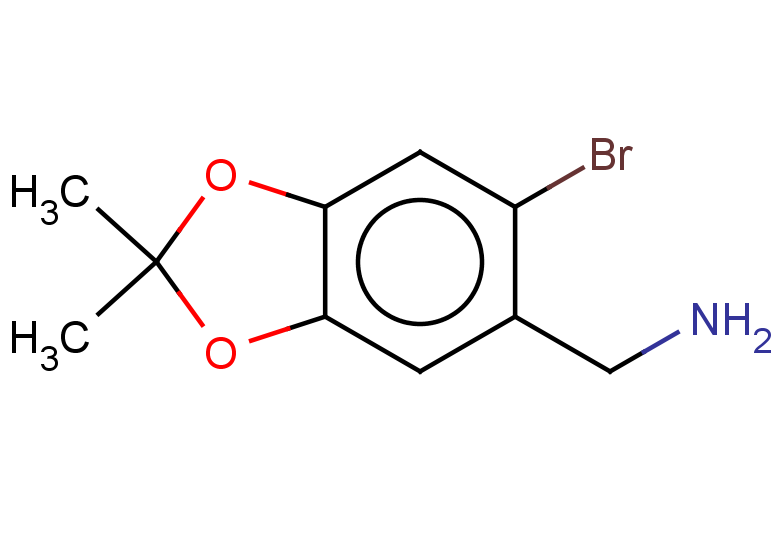 (6-bromo-2,2-dimethyl-1,3-dioxaindan-5-yl)methanamine