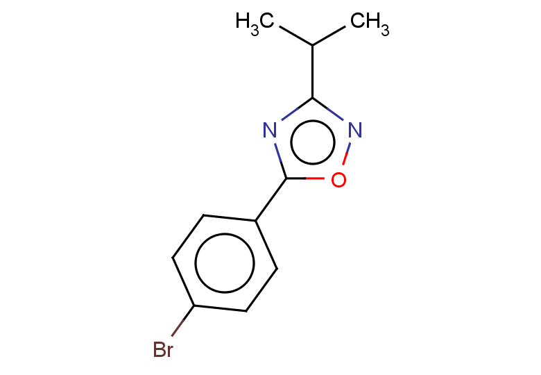 5-(4-bromophenyl)-3-(propan-2-yl)-1,2,4-oxadiazole