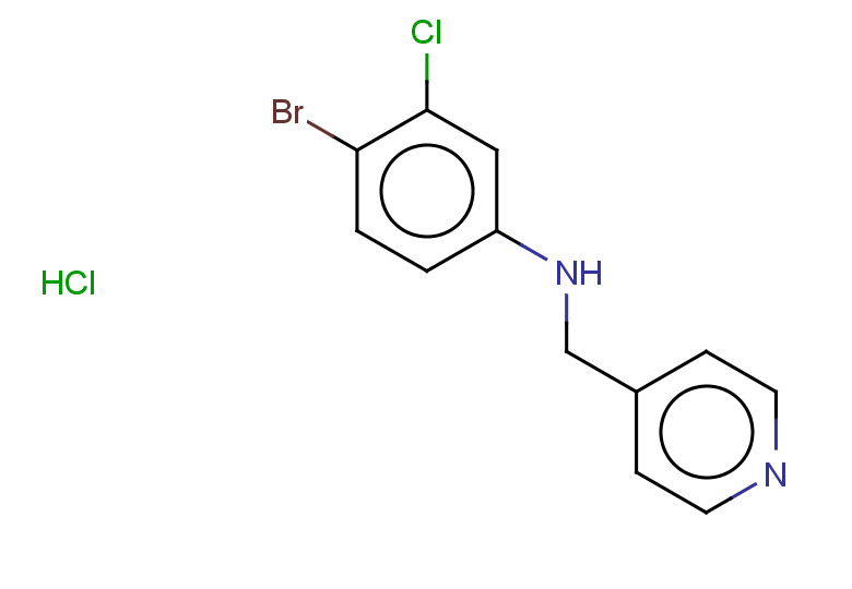 4-bromo-3-chloro-N-(pyridin-4-ylmethyl)aniline hydrochloride