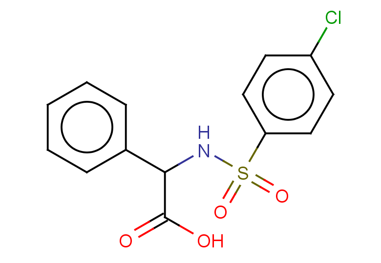 2-(4-chlorobenzenesulfonamido)-2-phenylacetic acid
