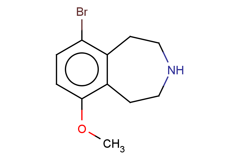 6-bromo-9-methoxy-2,3,4,5-tetrahydro-1H-3-benzazepine