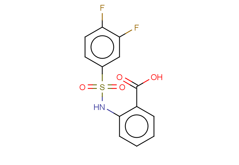 2-(3,4-difluorobenzenesulfonamido)benzoic acid