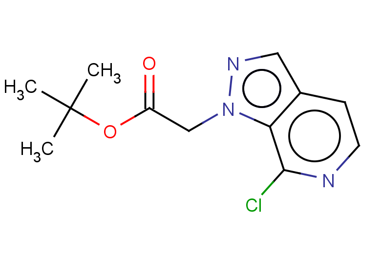 tert-butyl 2-{7-chloro-1H-pyrazolo[3,4-c]pyridin-1-yl}acetate