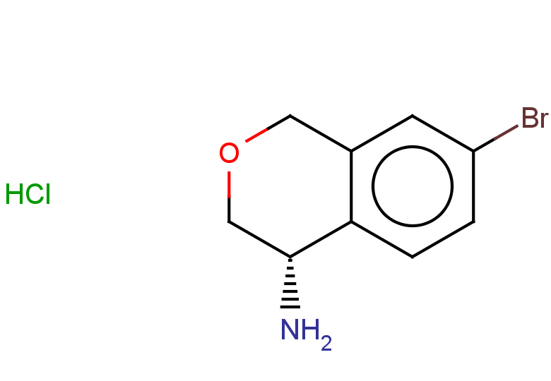 (4S)-7-bromo-3,4-dihydro-1H-2-benzopyran-4-amine hydrochloride
