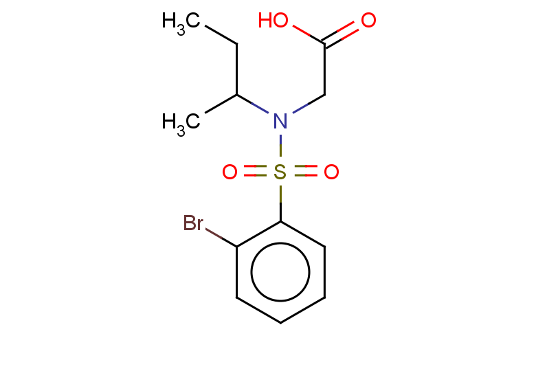 2-[N-(butan-2-yl)2-bromobenzenesulfonamido]acetic acid