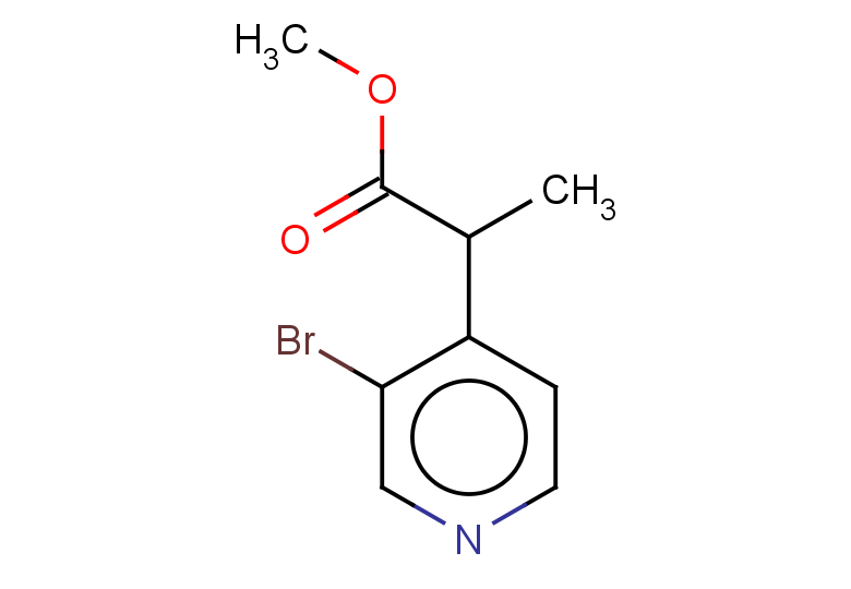methyl 2-(3-bromopyridin-4-yl)propanoate
