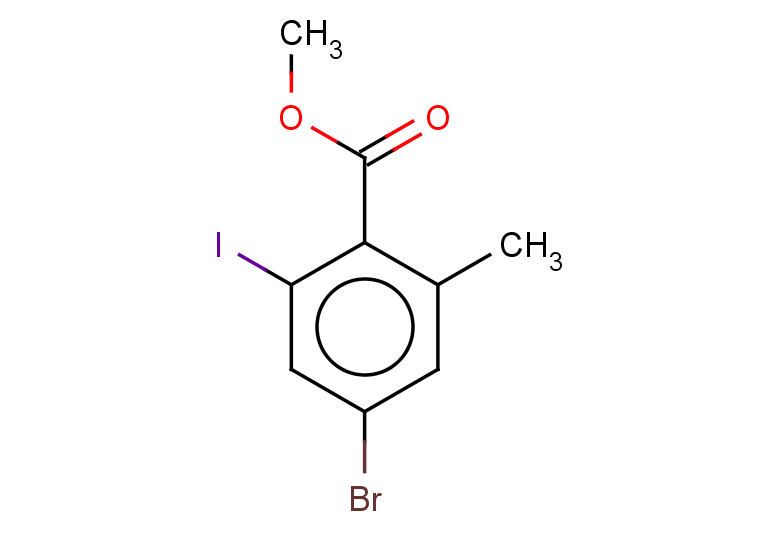 methyl 4-bromo-2-iodo-6-methylbenzoate