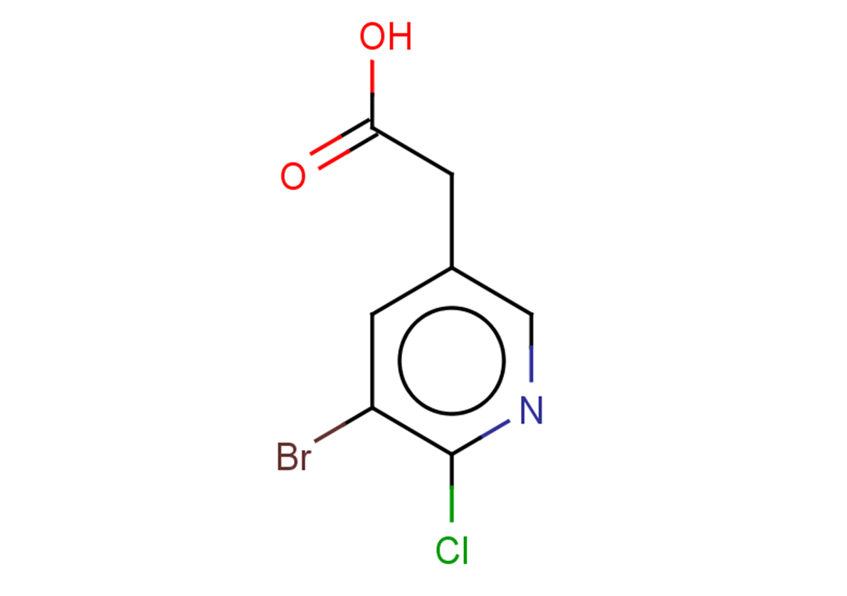 2-(5-bromo-6-chloropyridin-3-yl)acetic acid