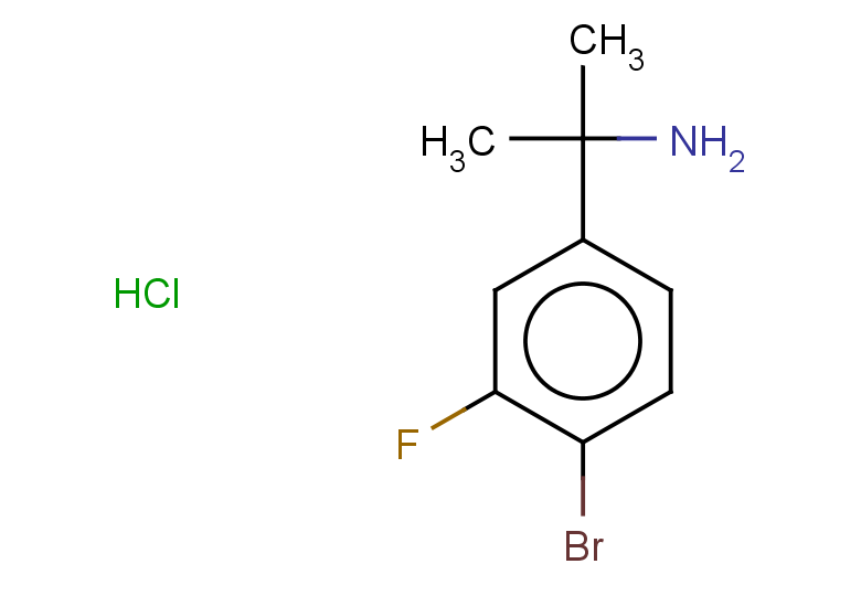 2-(4-bromo-3-fluorophenyl)propan-2-amine hydrochloride