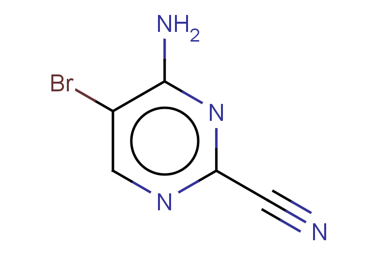 4-amino-5-bromopyrimidine-2-carbonitrile